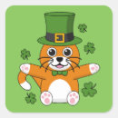 Search for st patricks day cat stickers Clover