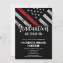 Search for firefighter graduation invitations First responder