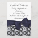 Search for damask cocktail party invitations Elegant