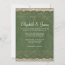 Search for green lace invitations Country