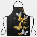 Search for butterfly print aprons Black