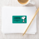 Search for 1980s return address labels Snoopy