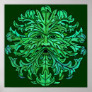 Search for green man posters Leaves