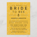 Search for bee bridal shower invitations Typography