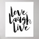 Search for live laugh love posters Watercolor