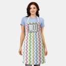 Search for blue chevron aprons Zig zag