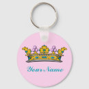 Search for princess crown key rings Pink