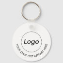 Search for business logo key rings Black white