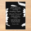 Search for black and white music invitations Cool