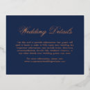 Search for rose gold and navy blue invitations Formal