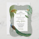Search for vintage peacock wedding invitations Antique