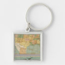 Search for america map key rings United