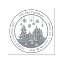 Search for christmas tree rubber stamps Winter