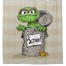 Search for sesame street characters shower curtains Oscar the grouch