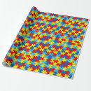 Search for puzzle wrapping paper Autistic