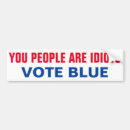 Search for vote blue bumper stickers Liberal