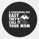 Search for hockey goalie stickers Dad