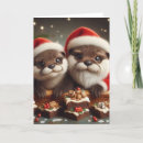 Search for otter christmas cards Adorable