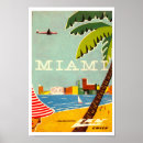 Search for travel vintage posters beach