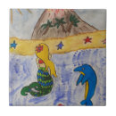 Search for dolphin tiles Watercolor