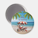 Search for christmas under magnets Santa claus