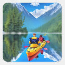 Search for kayak stickers Watercolor