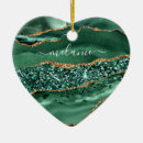 Search for emerald christmas tree decorations Green