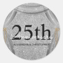 Search for 25th silver stickers Black