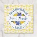 Search for lemon wedding favour tags Elegant