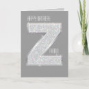 Search for initial letter cards Silver