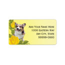Search for pembroke corgi return address labels Animal