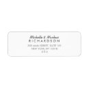 Search for print at home return address labels Modern