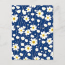 Search for flower postcards navy blue