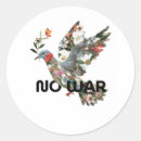 Search for war is peace stickers Pacifist