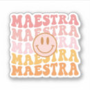 Search for spanish teachers stickers Maestra