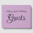 Search for lilac guest books Lavender