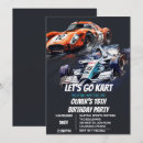 Search for go kart birthday invitations Go karting party