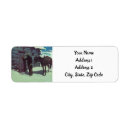 Search for wild horse return address labels Old west