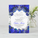 Search for royal blue silver quinceanera invitations 15th birthday