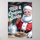 Search for black and white christmas posters Santa