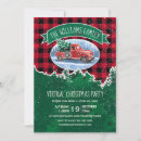 Search for plaid christmas invitations Buffalo check