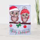 Search for owl christmas cards Elegant