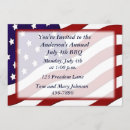 Search for american flags invitations White