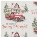 Search for vintage christmas fabric Watercolor