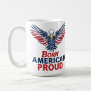Search for proud to be an american mugs Red white blue