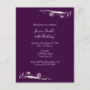 Search for dark 4x5 invitations Purple