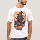Search for dachshund halloween tshirts Trick