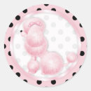 Search for pink poodle stickers Birthday