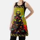 Search for whimsical trees aprons Xmas