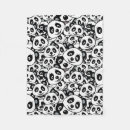 Search for panda bear blankets Black and white